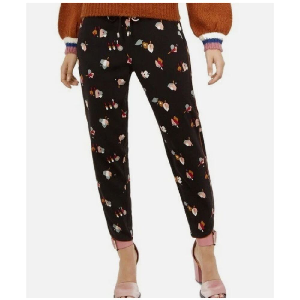 Ted Baker Colour by Numbers Flisie Floral Jogger Pants Size 2 (US 6) Maximalist